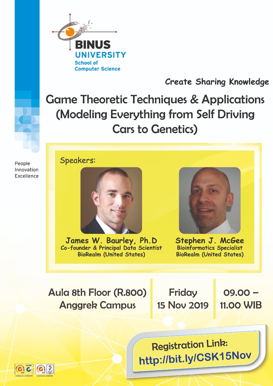 Create Sharing Knowledge Game Theoretic Techniques & Application (Modelling Everything from