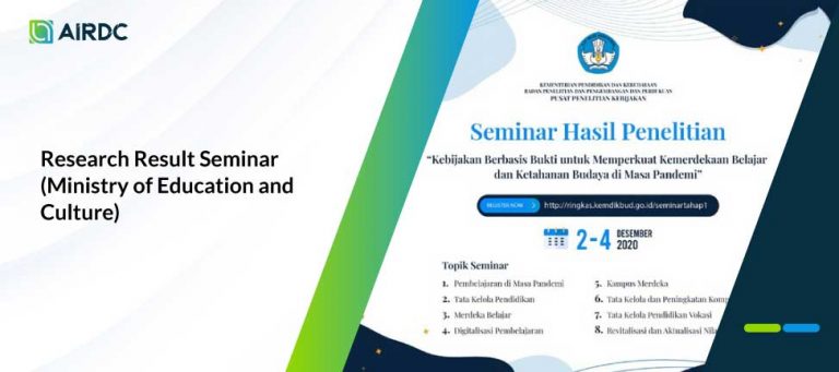 Research Result Seminar (Ministry of Education and Culture)