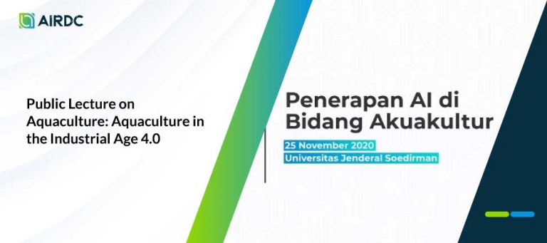 Public Lecture on Aquaculture: Aquaculture in the Industrial Age 4.0