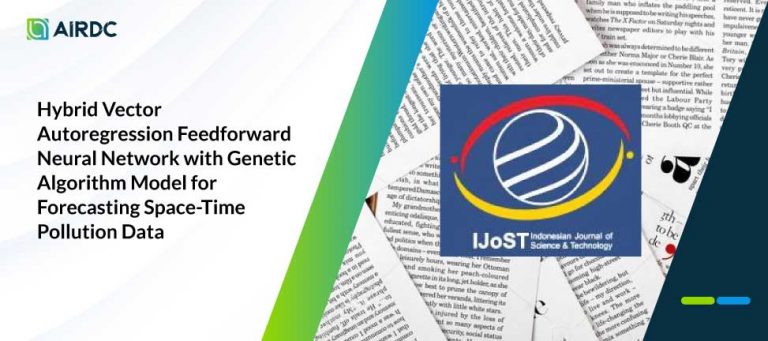 Hybrid Vector Autoregression Feedforward Neural Network with Genetic Algorithm Model for Forecasting Space-Time Pollution Data