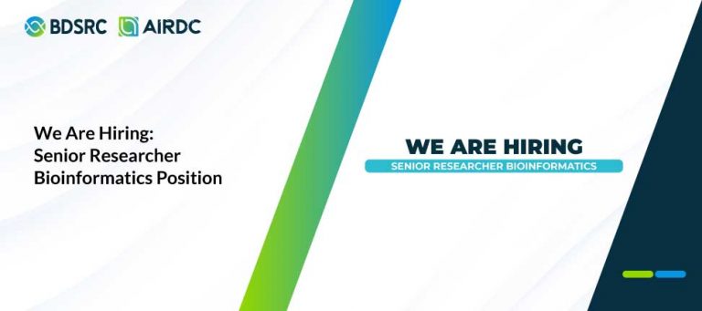 We Are Hiring: Senior Researcher Bioinformatics Position