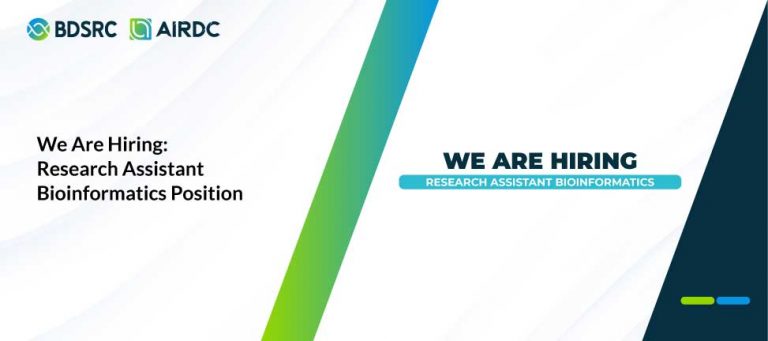We Are Hiring: Research Assistant Bioinformatics Position
