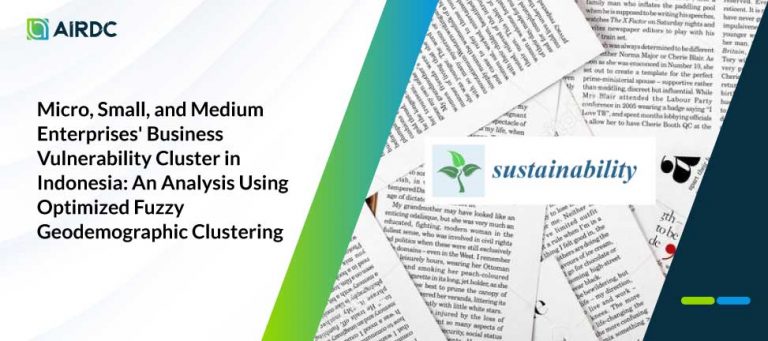 Micro, Small, and Medium Enterprises’ Business Vulnerability Cluster in Indonesia: An Analysis Using Optimized Fuzzy Geodemographic Clustering