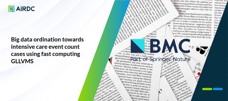 Big data ordination towards intensive care event count cases using fast computing GLLVMS