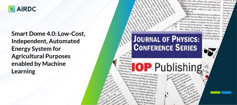 Smart Dome 4.0: Low-Cost, Independent, Automated Energy System for Agricultural Purposes enabled by Machine Learning