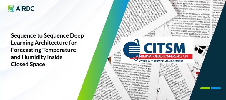 Sequence to Sequence Deep Learning Architecture for Forecasting Temperature and Humidity inside Closed Space