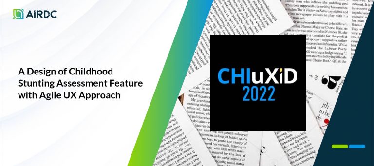 A Design of Childhood Stunting Assessment Feature with Agile UX Approach