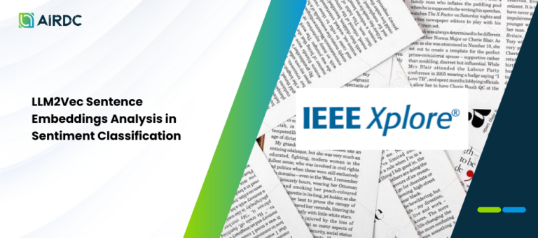 LLM2Vec Sentence Embeddings Analysis in Sentiment Classification