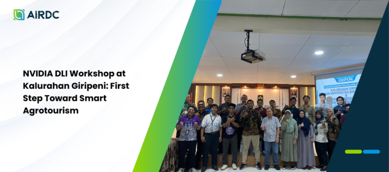 NVIDIA DLI Workshop at Kalurahan Giripeni: First Step Toward Smart Agrotourism