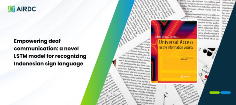 Empowering deaf communication: a novel LSTM model for recognizing Indonesian sign language