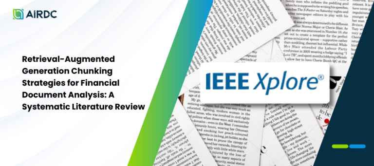 Retrieval-Augmented Generation Chunking Strategies for Financial Document Analysis: A Systematic Literature Review
