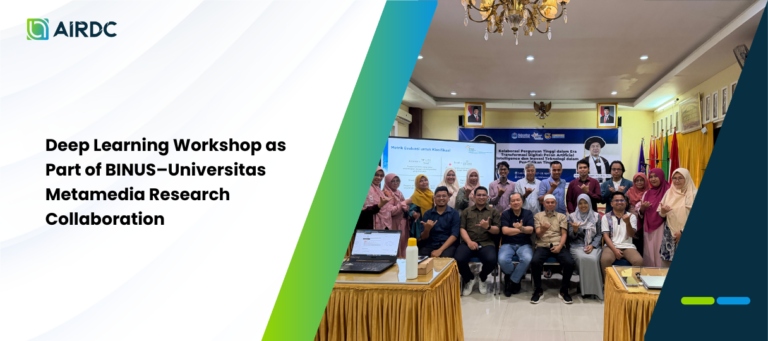 Deep Learning Workshop as Part of BINUS–Universitas Metamedia Research Collaboration
