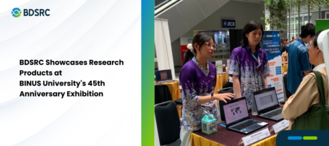 BDSRC Showcases Research Products at BINUS University’s 45th Anniversary Exhibition