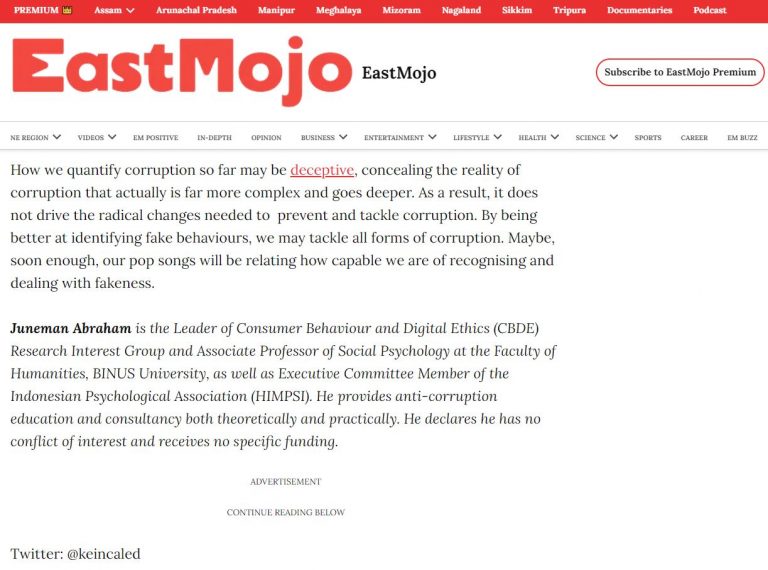 RIG CBDE Dikutip oleh Media Massa Internasional