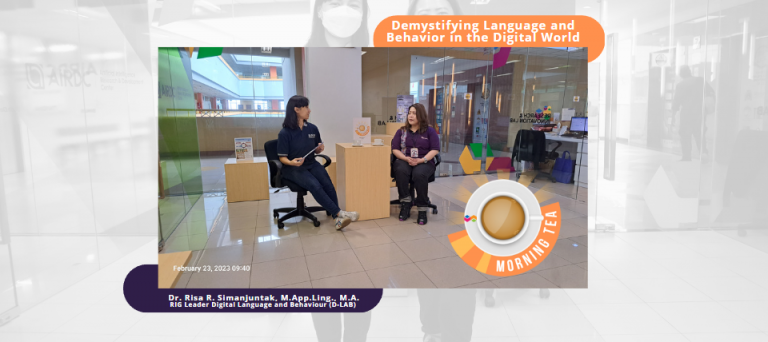 Morning Tea: Demystifying Language and Behavior in the Digital World