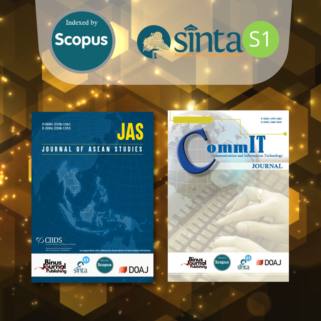 Binus Journals in SCOPUS and SINTA 1