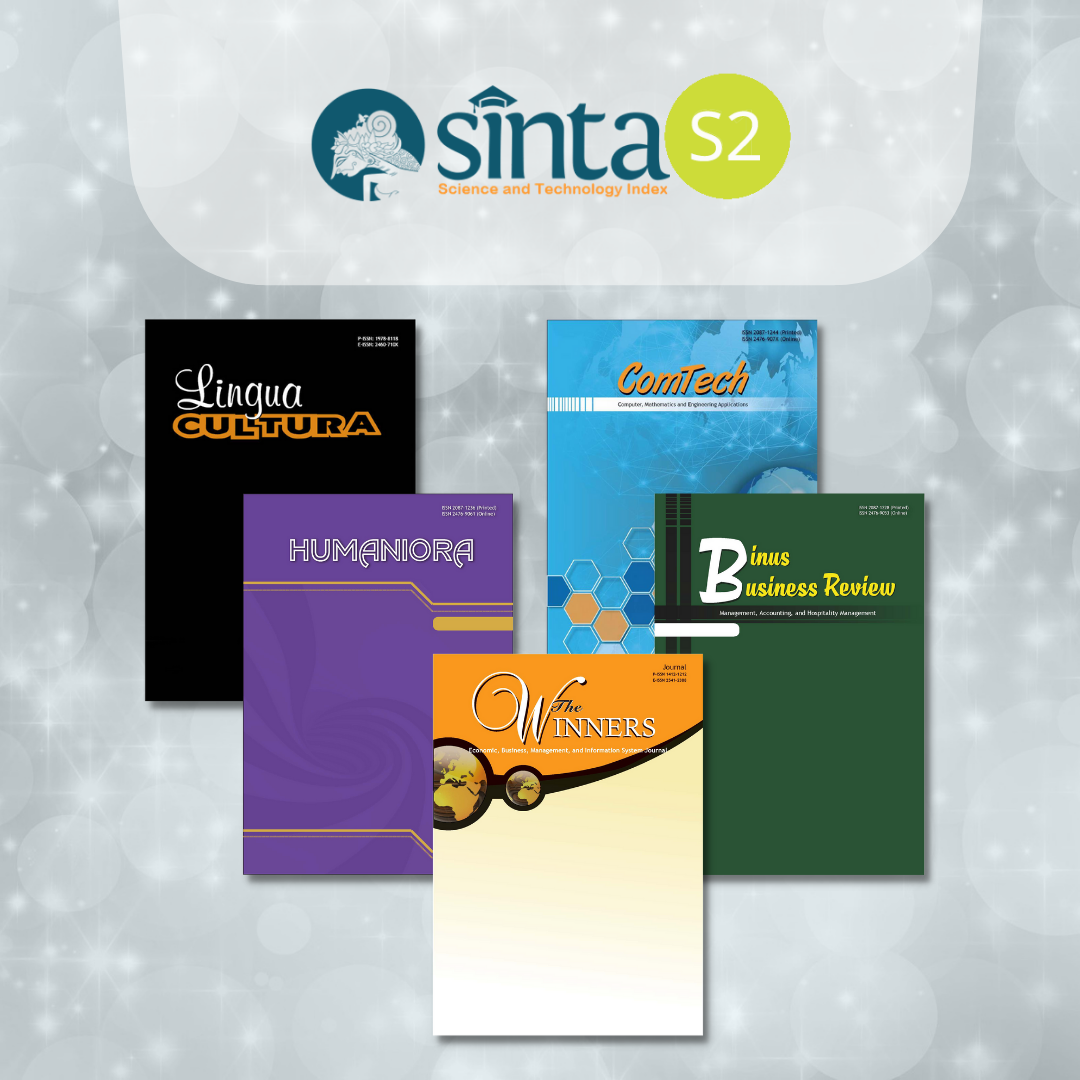 Binus Journals in SINTA 2