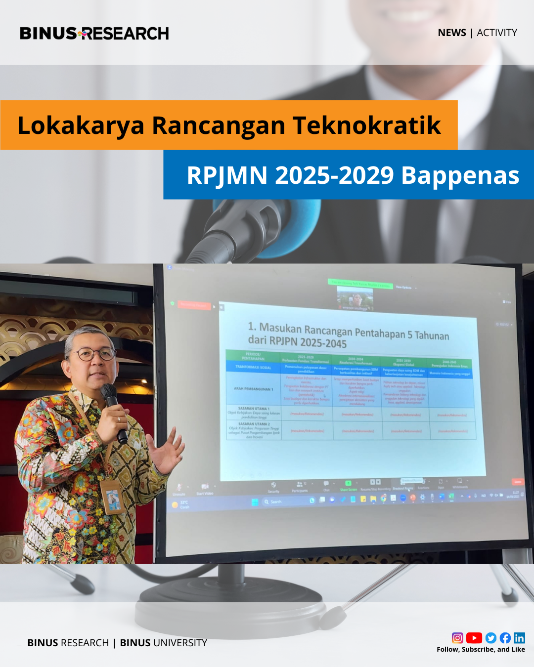 Technocratic Design: A Key Component of Indonesia’s National Medium Term Development Plan 2025 