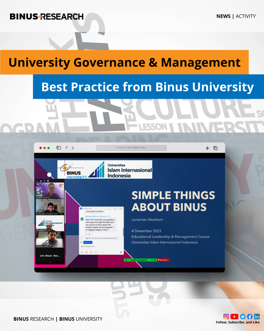 University Governance and Management: Best Practice from Binus ...