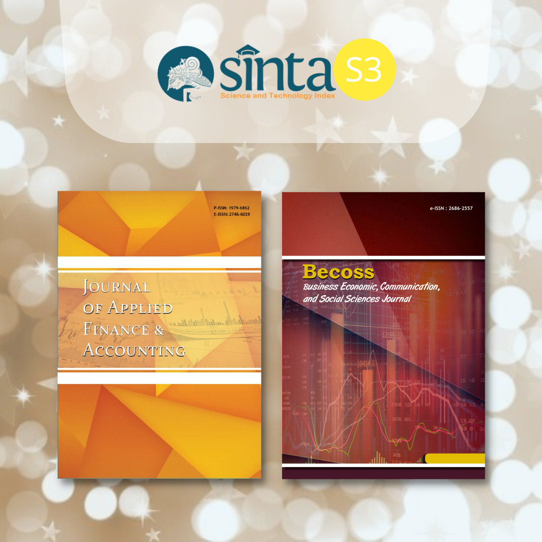 Binus Journals in SINTA 3