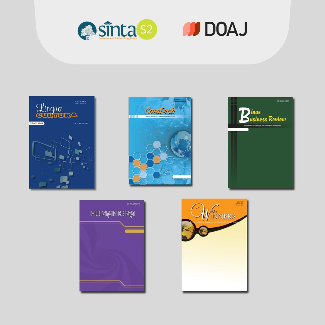 Binus Journals in SINTA 2